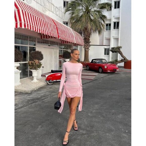 LIONESS Glory Mini Dress in Blush Size X-Small - Picture 14 of 14